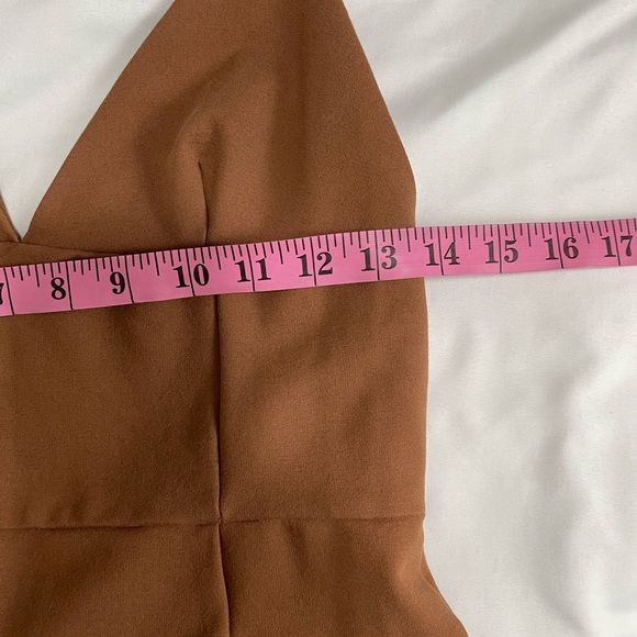 Fashion Nova Pencil Slit Body cone Midi Dress Browen Size L - Picture 10 of 12